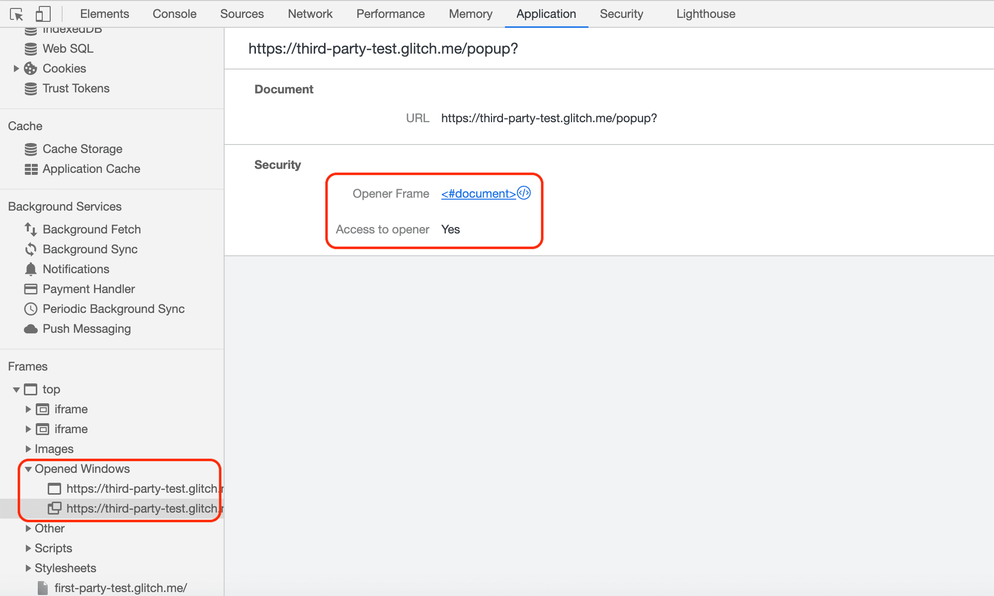 Chrome 开发者工具对话框窗口检查器