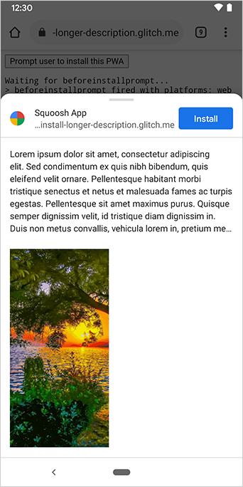 Eine längere Beschreibung, die gekürzt wurde.